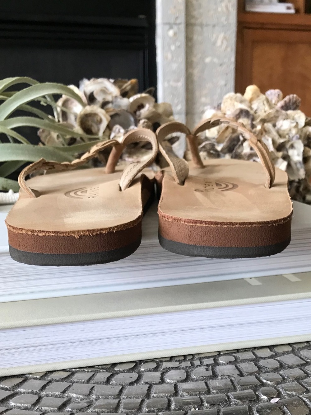 RAINBOW WOMEN’S FLIRTY BRAIDY FLIP FLOP SANDAL SIERRA BROWN SIZE XL 8.5 - 9.5 - Picture 6 of 13
